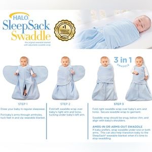Bundle of 2 Halo SleepSack Swaddle - Small